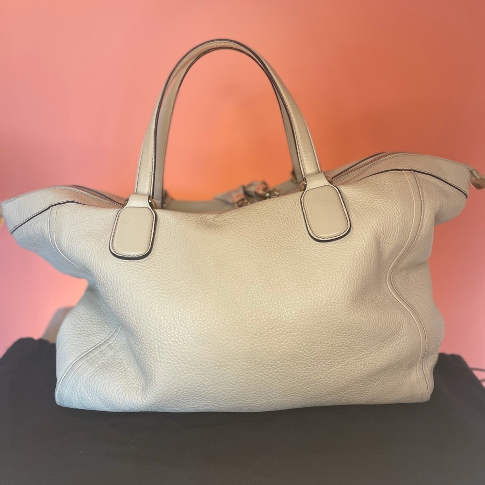 GUCCI Soho tote Pebbled Calfskin Large Top Handle - Picture 3 of 15